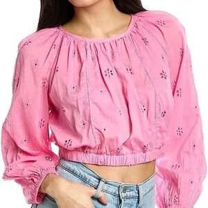 Velvet by Graham & Spencer pink flowy top